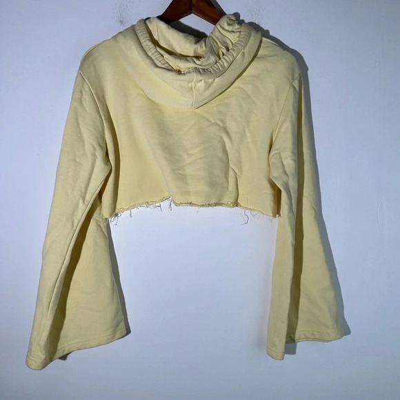 Forever 21 Cropped Bell Sleeve Sweatshirt - Picture 4 of 10